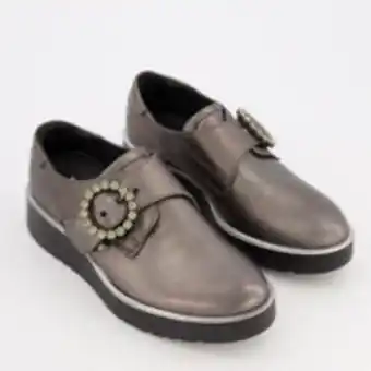 TK Maxx Bronze leather diamante shoes offer