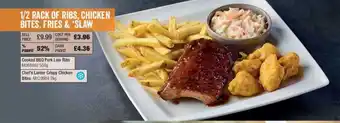 Booker Wholesale Cooked bbq pork loin ribs, chef's larder crispy chicken offer