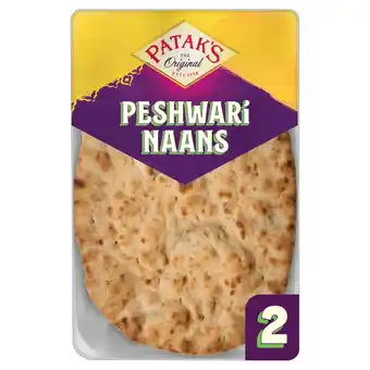 Tesco Pataks peshwari naan bread 2pack offer