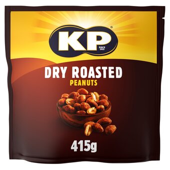 Tesco Kp dry roasted peanuts 415g offer