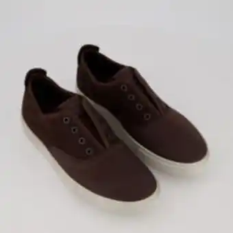 TK Maxx Brown leather low cut trainers offer