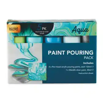 Aldi Aqua paint pouring kit offer