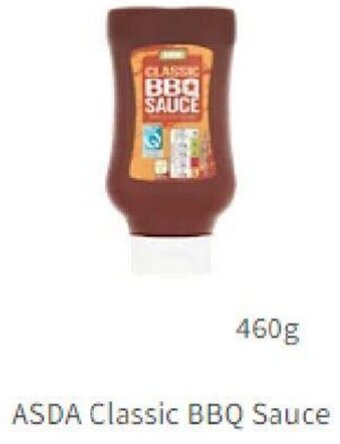 Asda ASDA Classic BBQ Sauce 460g offer