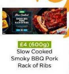 Asda Slow Cooked Smoky BBQ Pork Rack Of Ribs offer