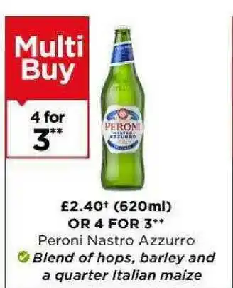 Asda Peroni Nastro Azzurro offer