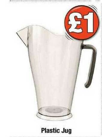 Poundland Plastic Jug offer