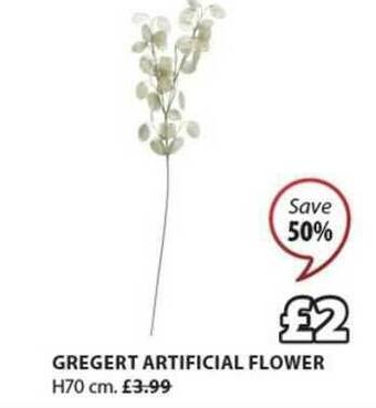 JYSK Gregert Artificial Flower offer