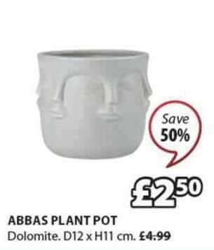 JYSK Abbas Plant Pot offer