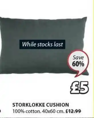 JYSK Stroklokke Cushion offer