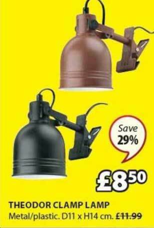 JYSK Theodor Clamp Lamp offer