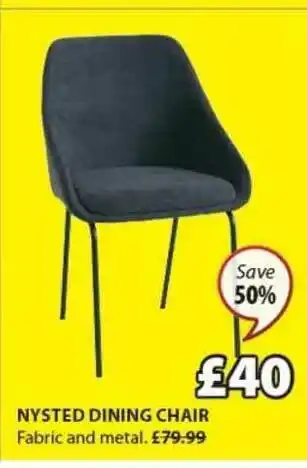 JYSK Nysted Dining Chair offer