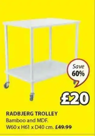 JYSK Radbjerg Trolley offer