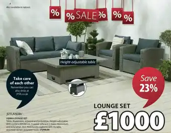 JYSK Vemb Lounge Set Jutlandia offer