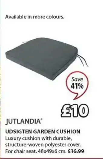 JYSK Udsigten Garden Cushion Jutlandia offer