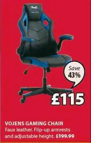 JYSK Fojens Gaming Chair offer
