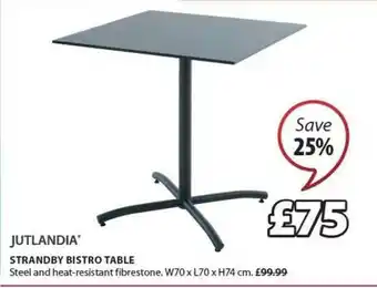 JYSK Jutlandia Strandby Bistro Table offer