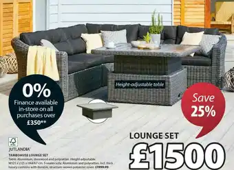 JYSK Jutlandia Tambohuse Lounge Set offer