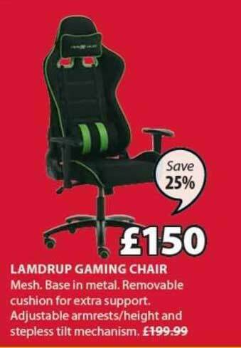 JYSK Lamdrup Gaming Chair offer