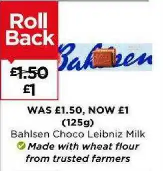 Asda Bahlsen Choco Leibniz Milk offer