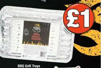 Poundland The BBQ Fit BBQ Grill Trays offer