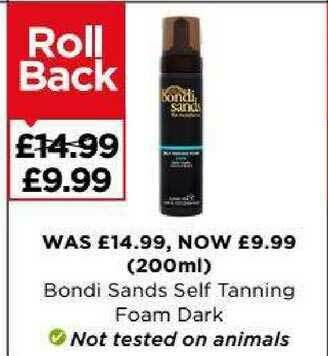 Asda Bondi Sands Self Tanning Foam Dark offer