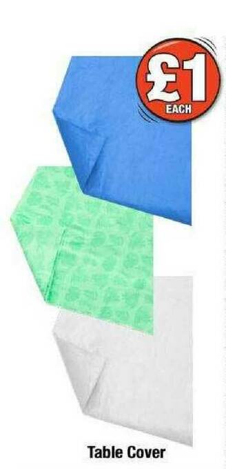 Poundland Table Cover offer