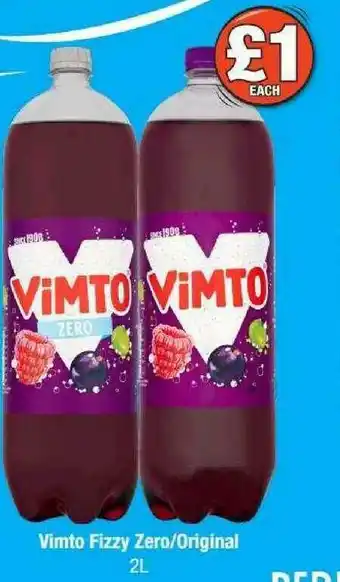 Vimto Fizzy Zero-Original 2L