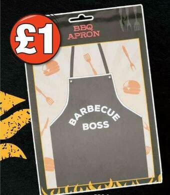 Poundland BBQ Apron offer