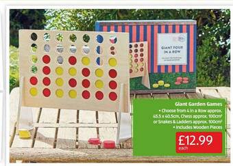 Aldi Giant Garden Games offer
