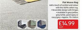 Aldi Flat Weave Rug offer