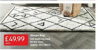 Aldi Sherpa Rug offer