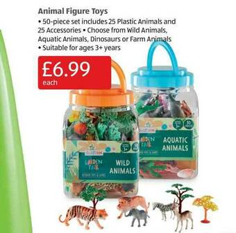 Aldi Animal Figure Toys offer