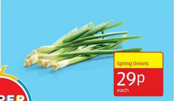 Aldi Spring Onions offer