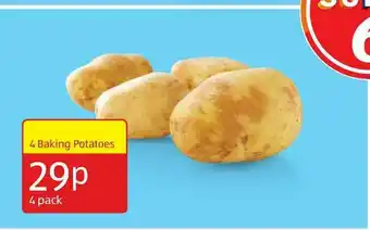 Aldi 4 Baking Potatoes offer