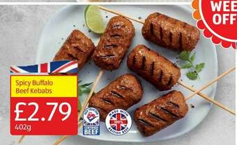 Aldi Spicy Buffalo Beef Kebabs offer