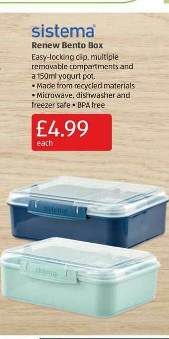 Aldi Sistema Renew Bento Box offer