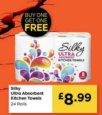 Bestway Silky Ultra Absorbent Kitchen Towels offer