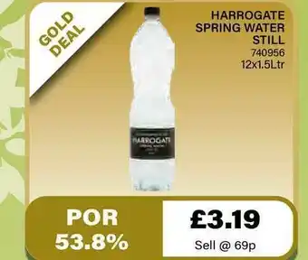 Bestway Harrogate Spring Water Still 12x1.5ltr offer