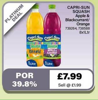 Bestway Capri-sun Squash offer