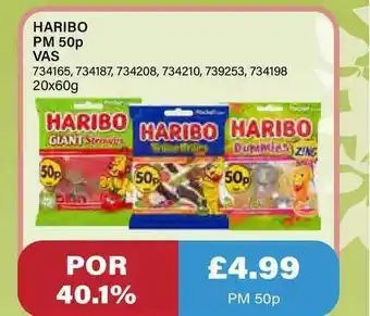 Bestway Haribo Pm 50p offer