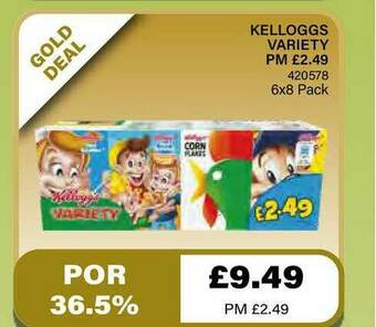 Bestway Kelloggs Variety offer