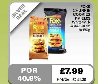Bestway Foxs Chunkie Cookies offer
