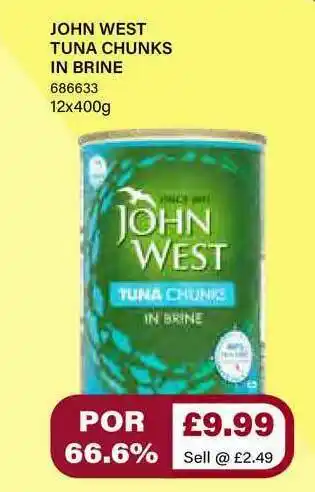 Bestway John West Tuna Chunks In Brine offer
