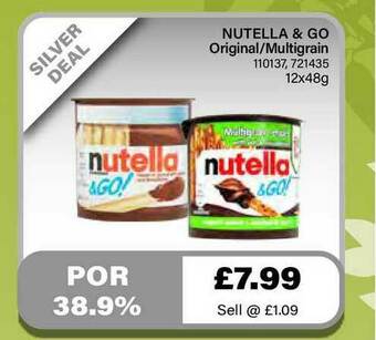 Bestway Nutella & Go offer
