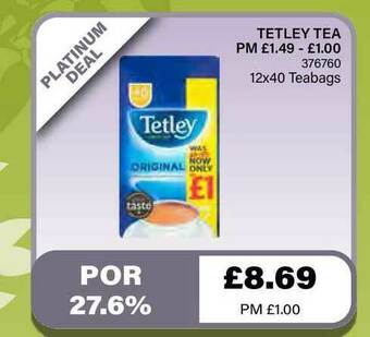Bestway Tetley Tea offer