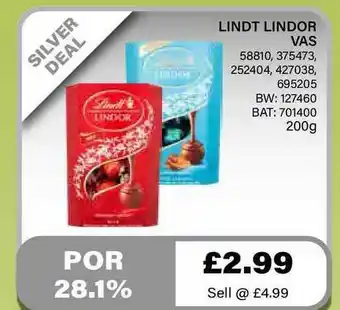Bestway Lindt Lindor Vas offer