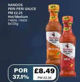 Bestway Nandos Peri Peri Sauce offer