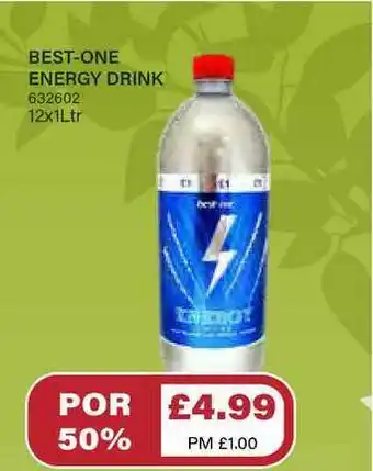 Bestway Best-one Energy Drink 12x1ltr offer