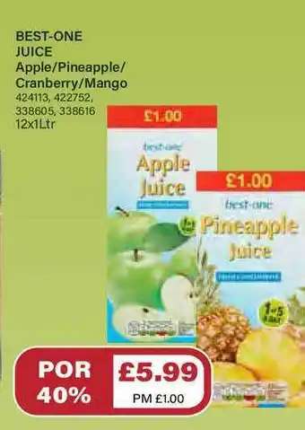Bestway Best-one Juice Apple-pineappel offer