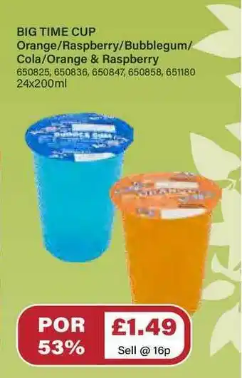 Bestway Big Time Cup offer
